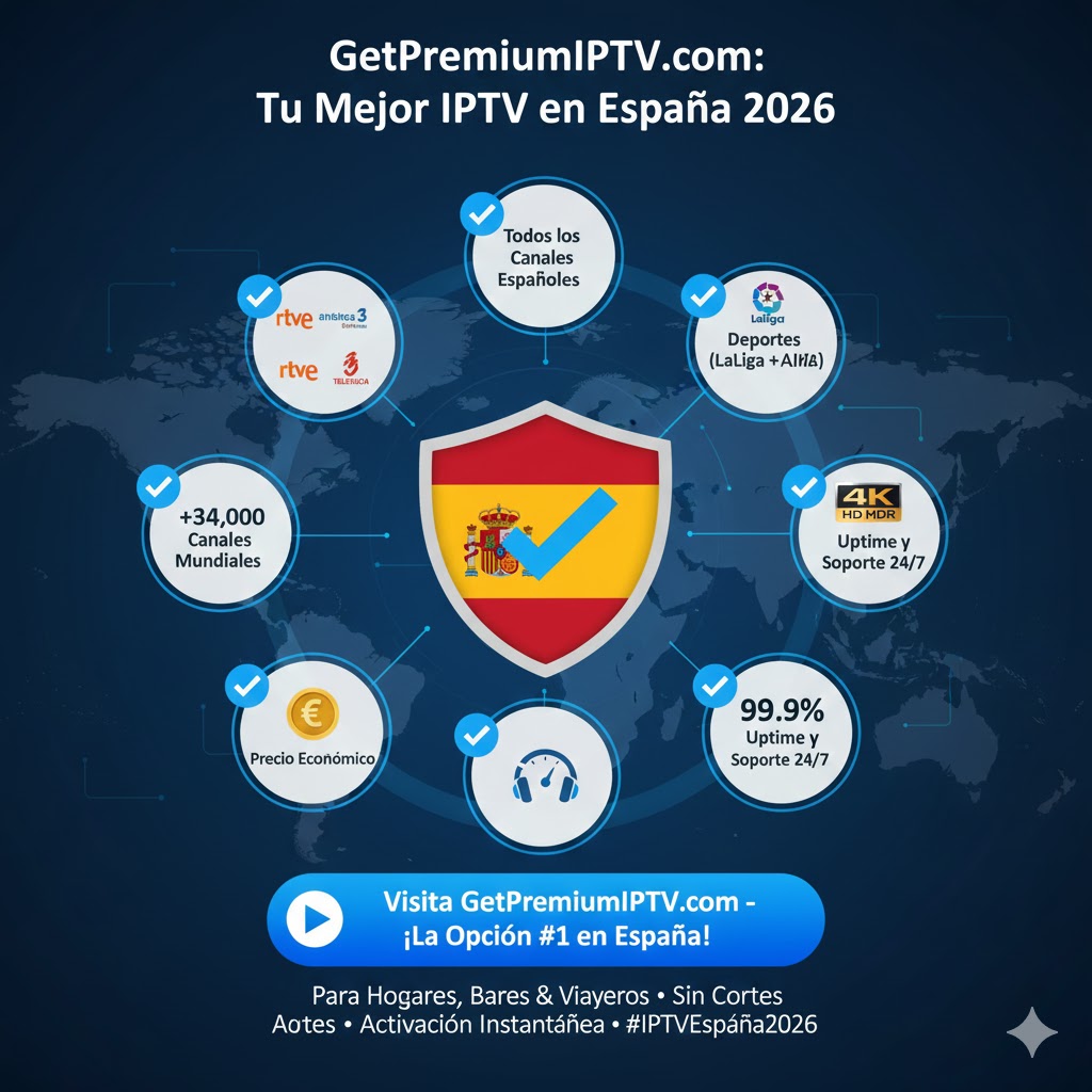 Mejor IPTV de España para Ver Todos los Canales en 2026 HD